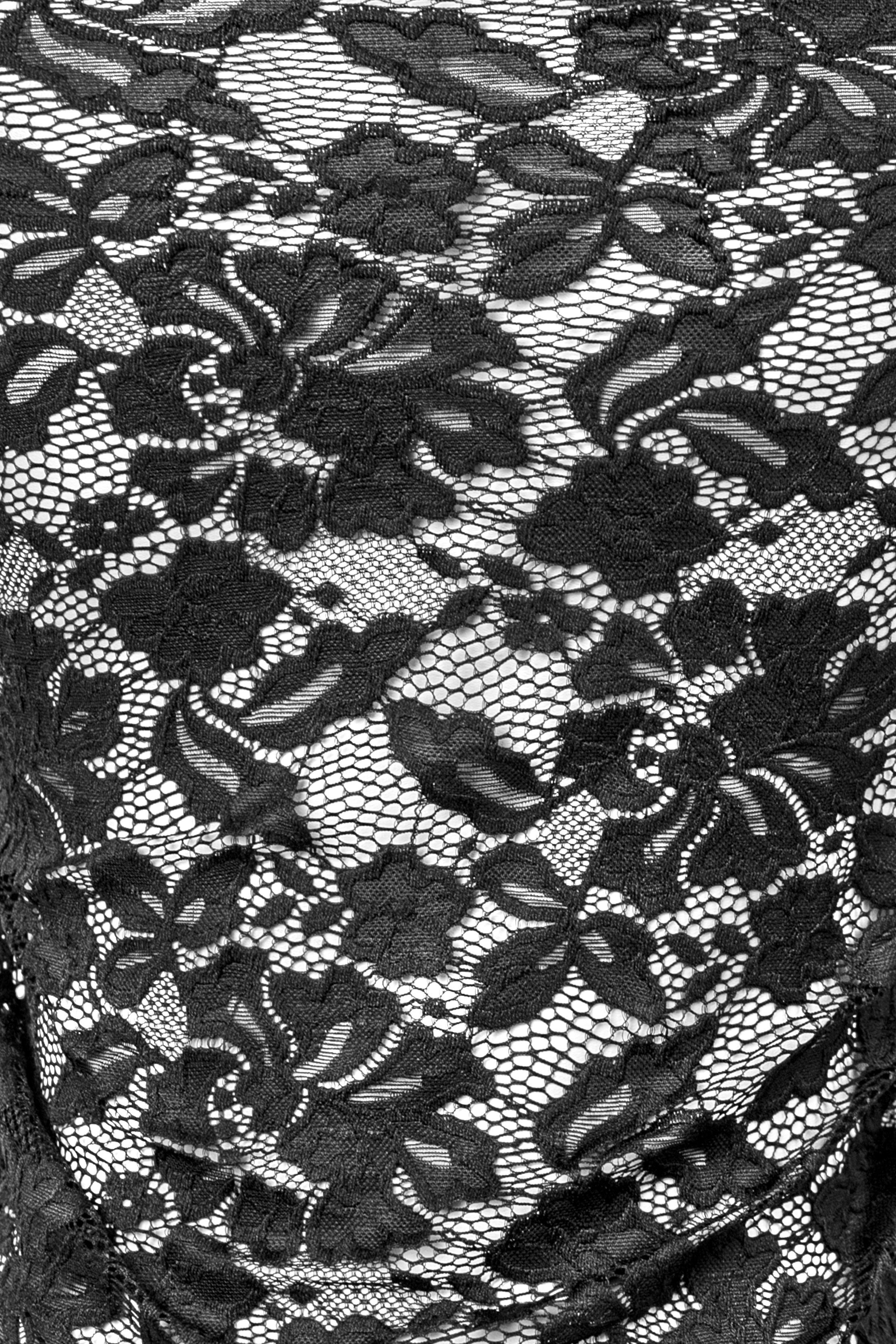 Chaser Lace Shrug Set (Black)