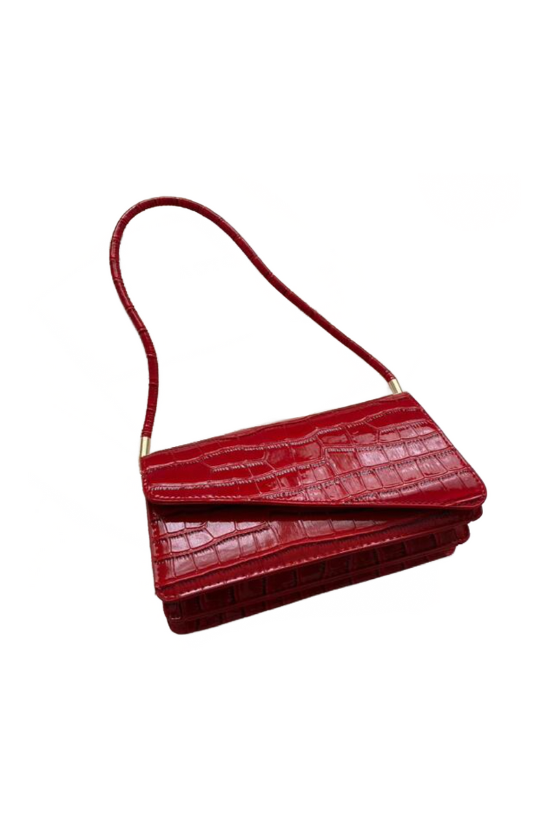 Red cheap croc bag