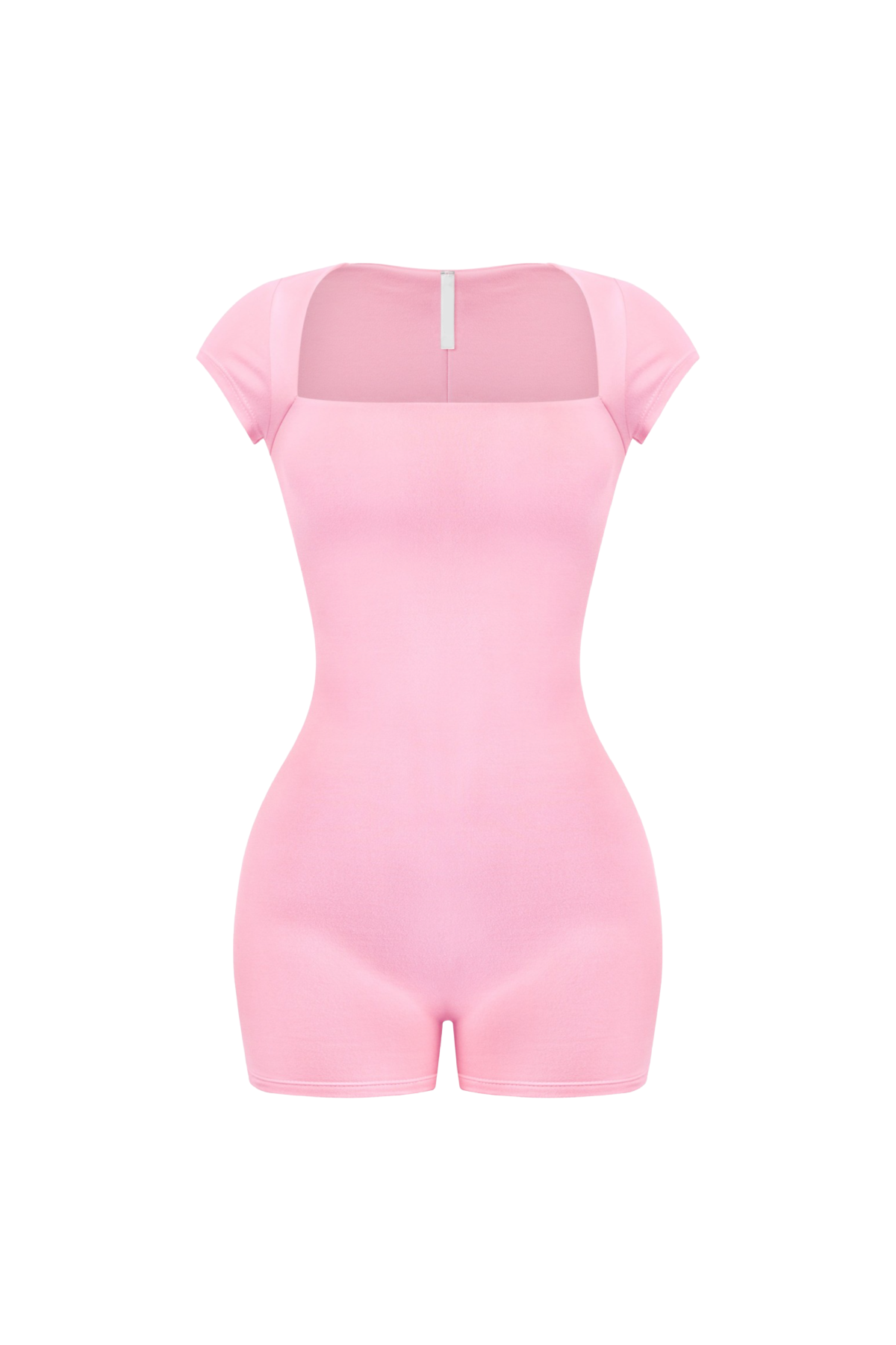 Madalyn Short Sleeve Romper (Rose Pink)