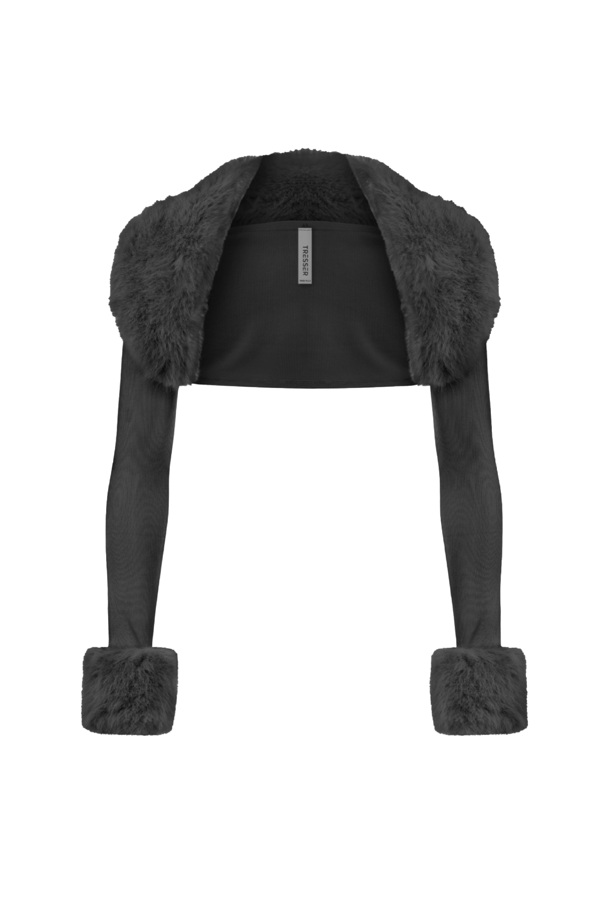 Gianna Fur Shrug (Black)