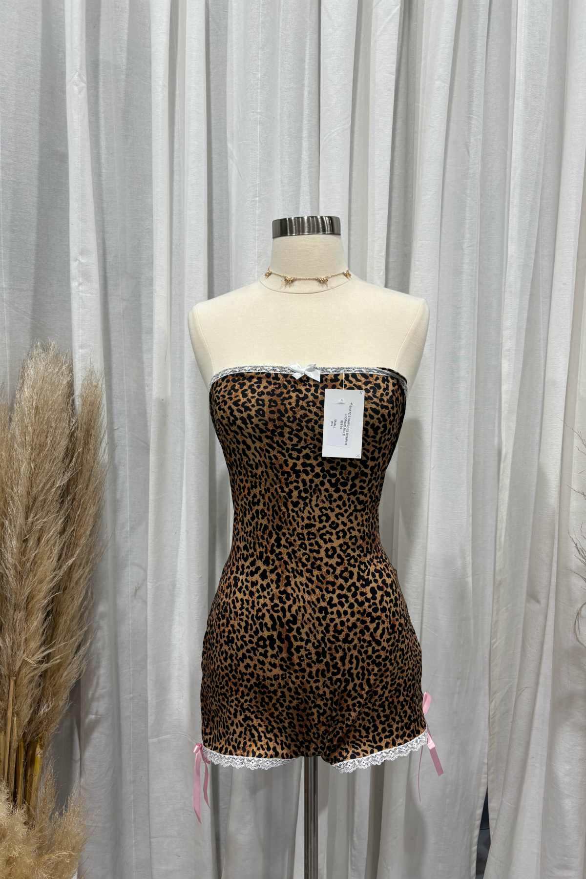 Bratz Strapless Romper (Leopard Multi)