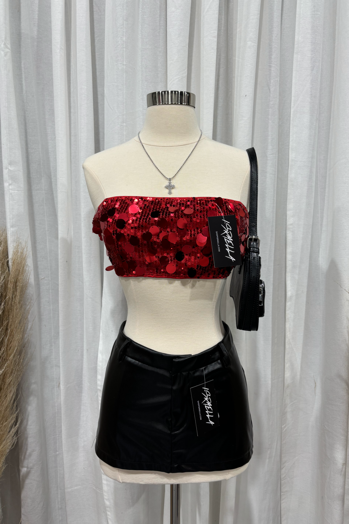 Skyla Tube Top (Red)