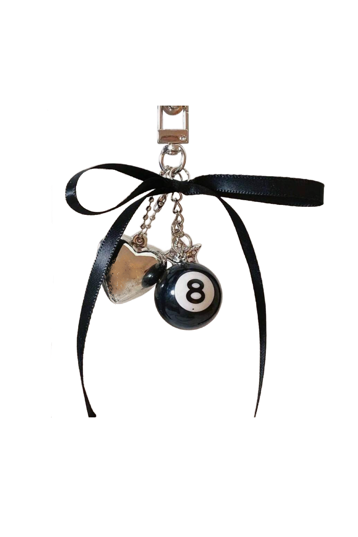 8 Ball Keychain (Black)
