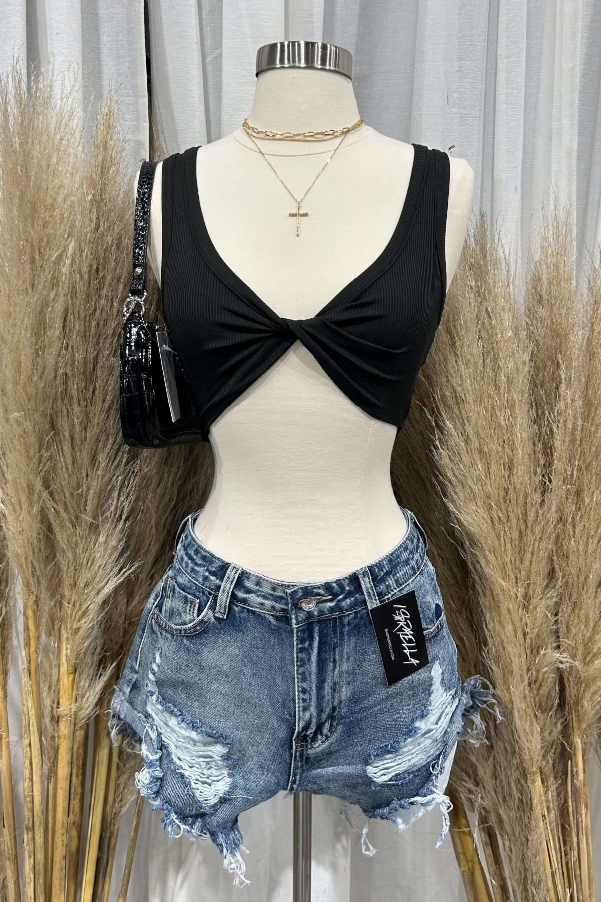 Kurt Twist Top (Black)