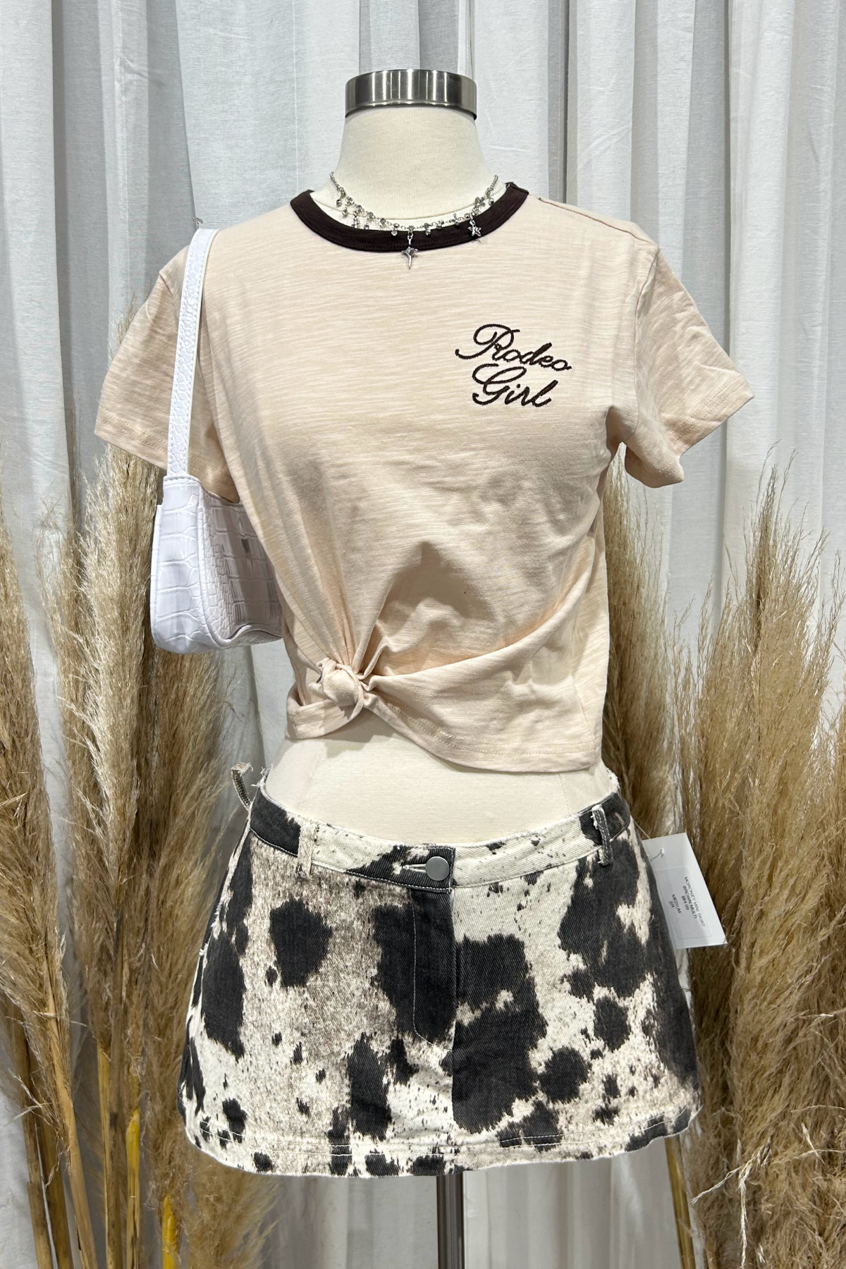 Rodeo Girl Tee (Oatmeal Brown)
