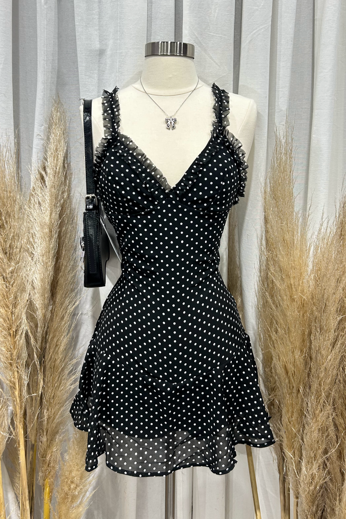 Shayla Mini Dress (Black)