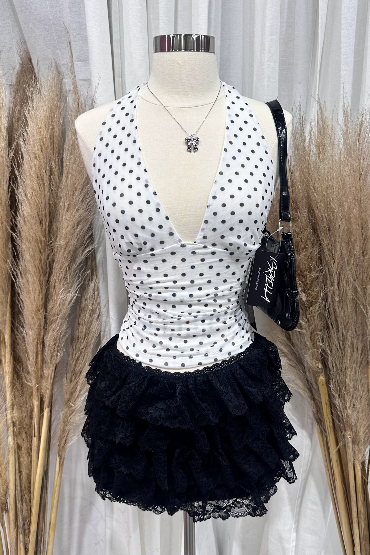 Joesette Halter Top (White)