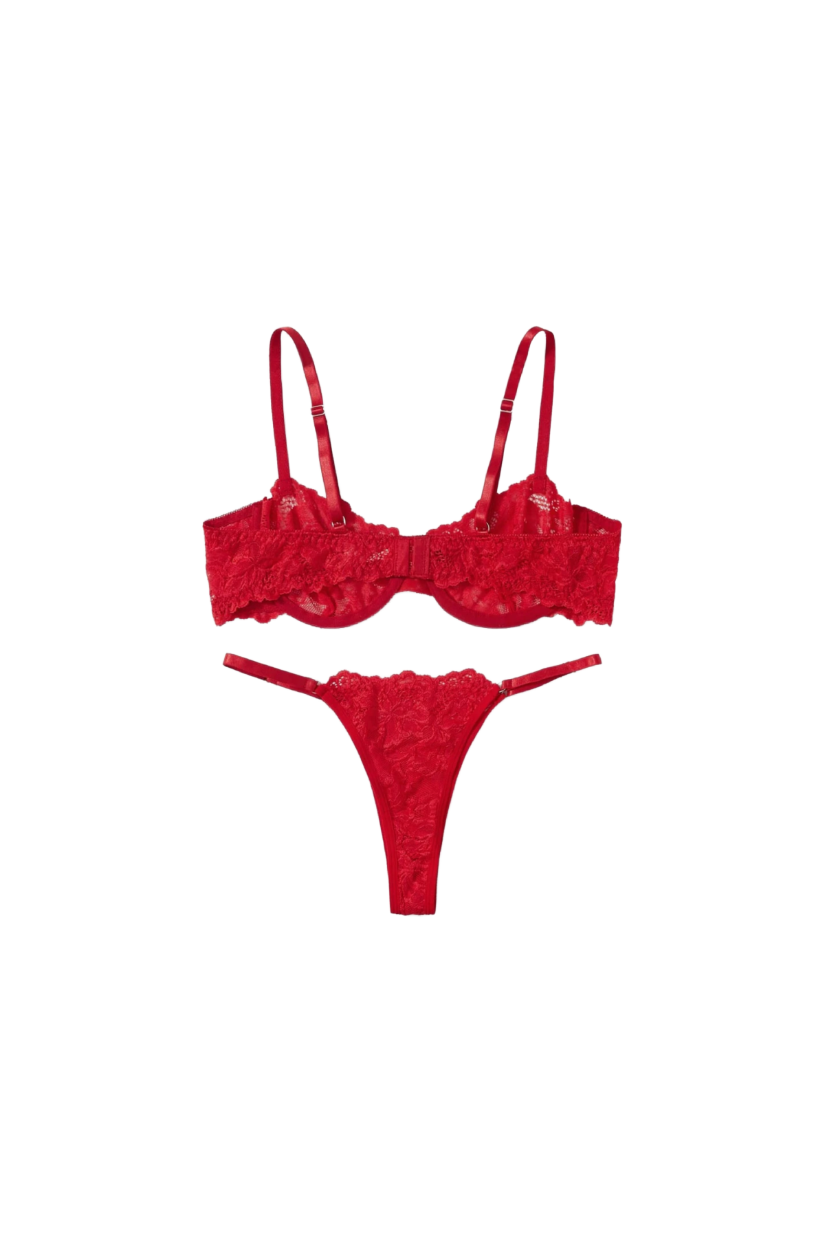 Be Mine Lingerie Lace Set (Red)