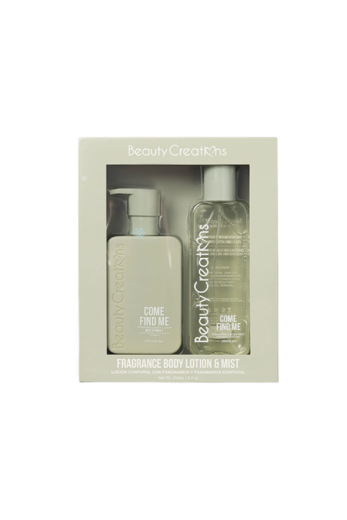 Beauty Creations Body Mist Set (5 Scents)