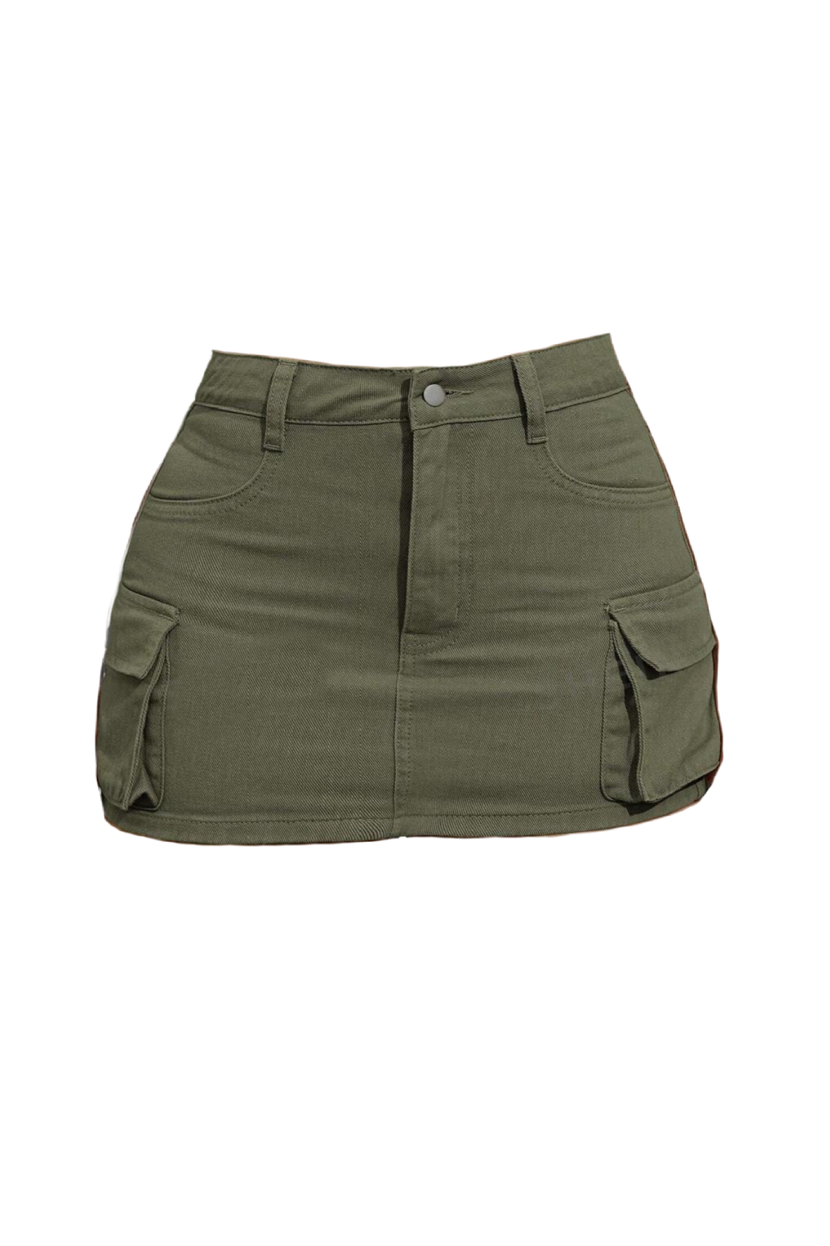 Raisa Cargo Mini Skirt (Army Green)