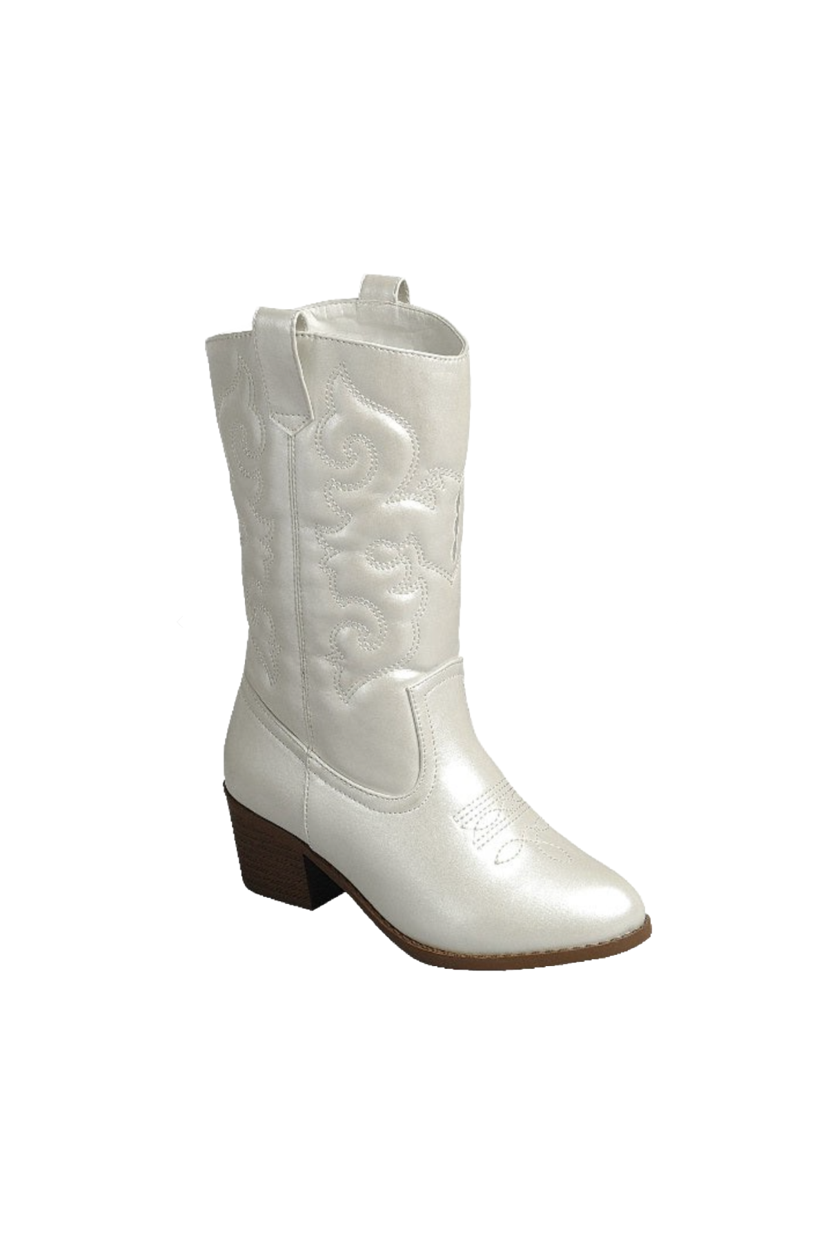 Western Cowboy Boots (White)