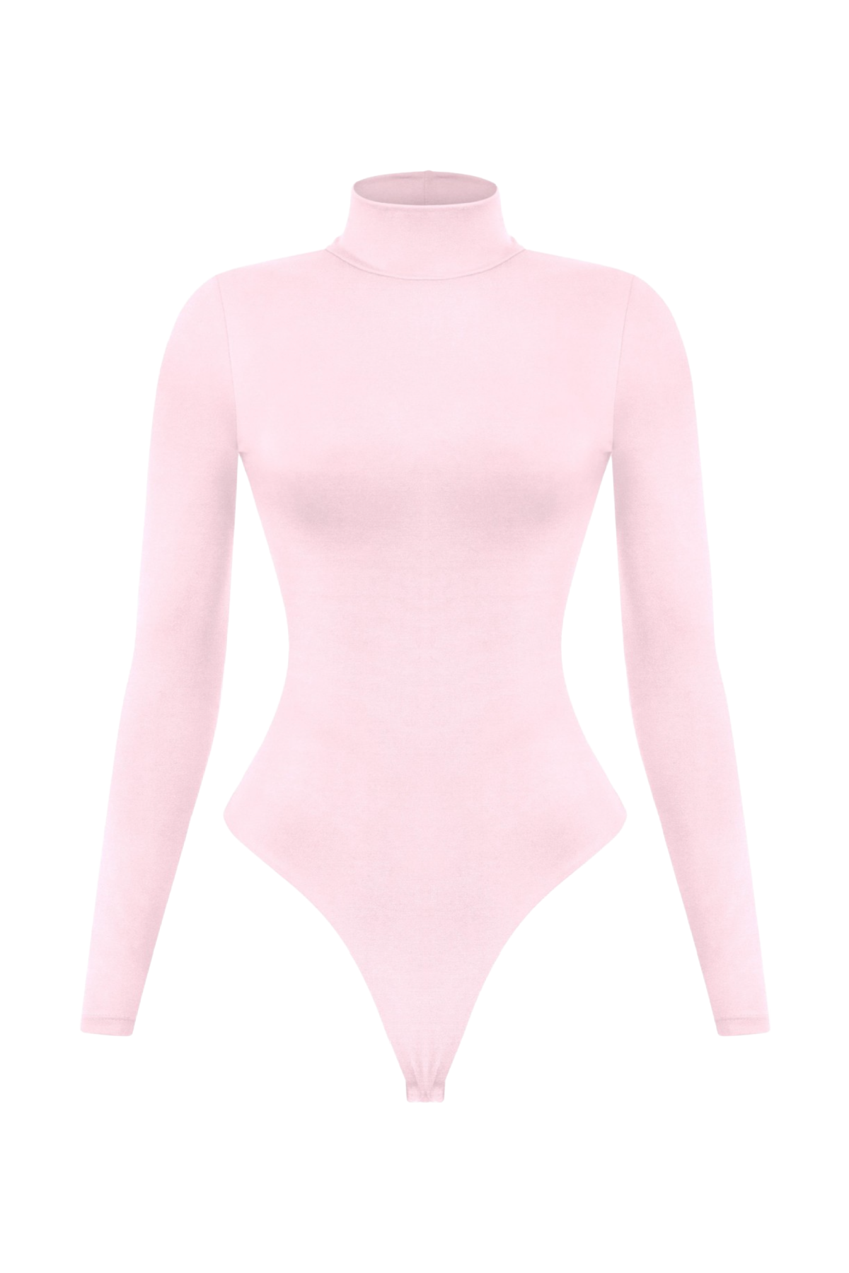 Nani Long Sleeve Turtleneck Bodysuit (Baby Pink)
