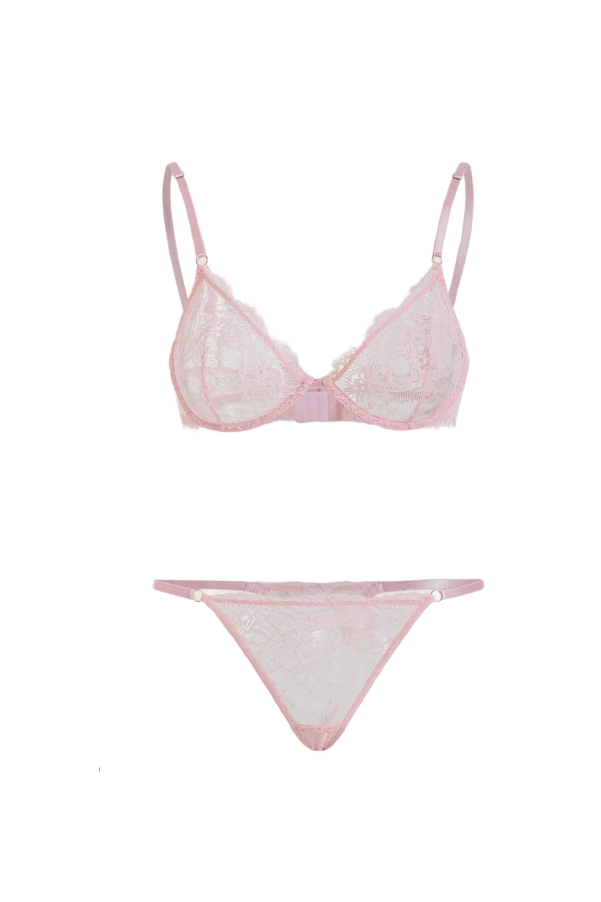 Hermosa Lingerie Set (Baby Pink)