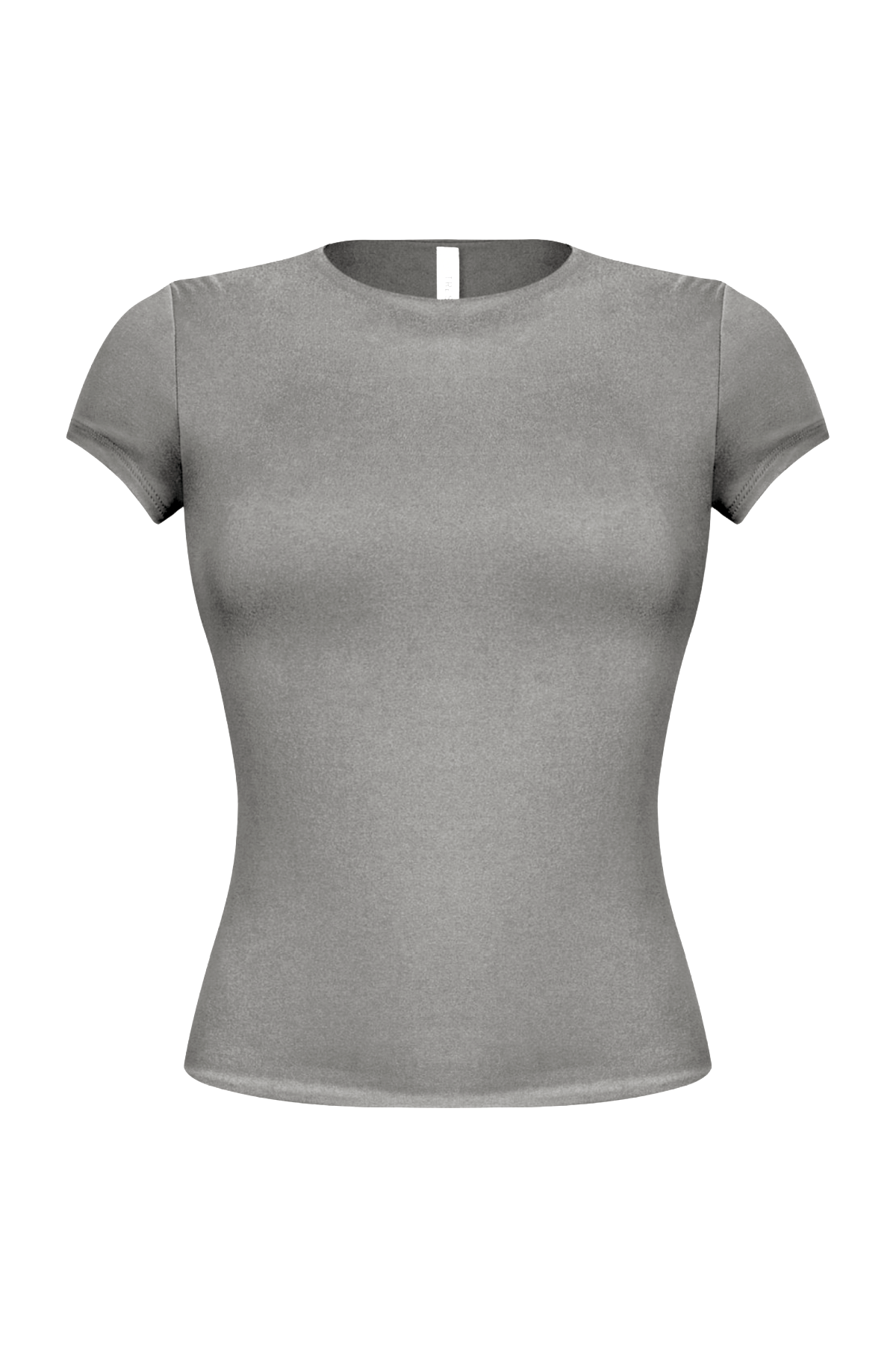 Cara Short Sleeve Top (Heather Grey)