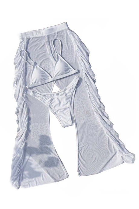 Colette Bikini Pants Set (White)