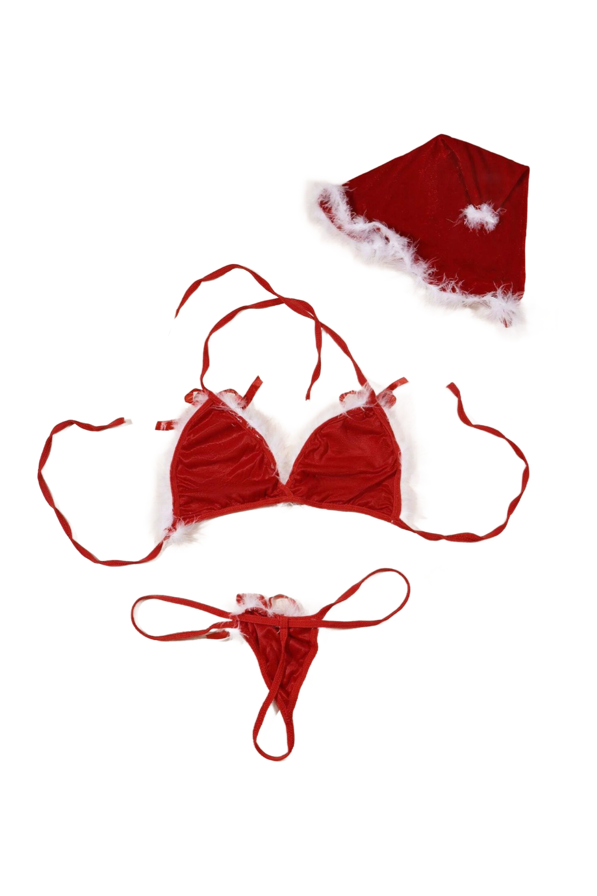 Oh Jolly Lingerie Set (Red)