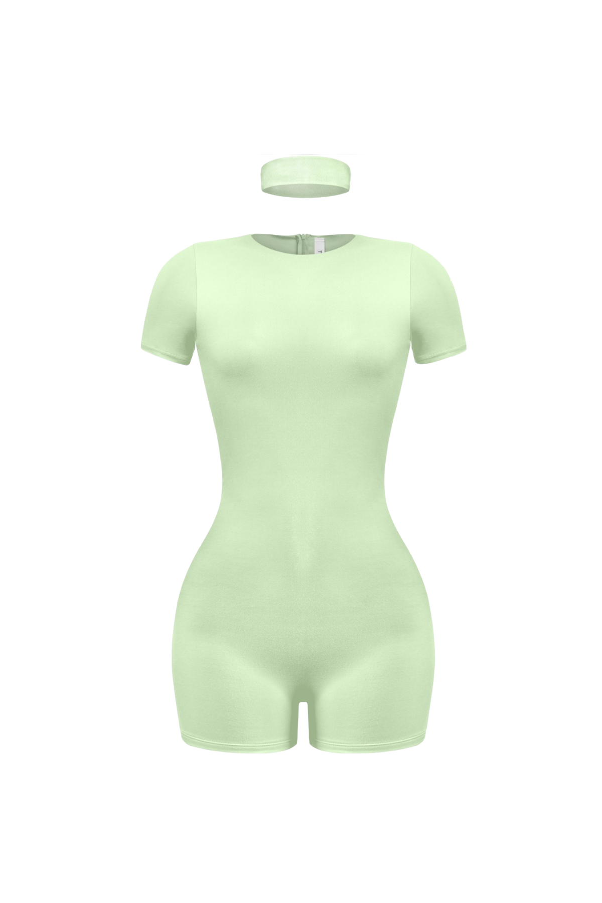 Luna Romper W/ Headband (Sage Green)