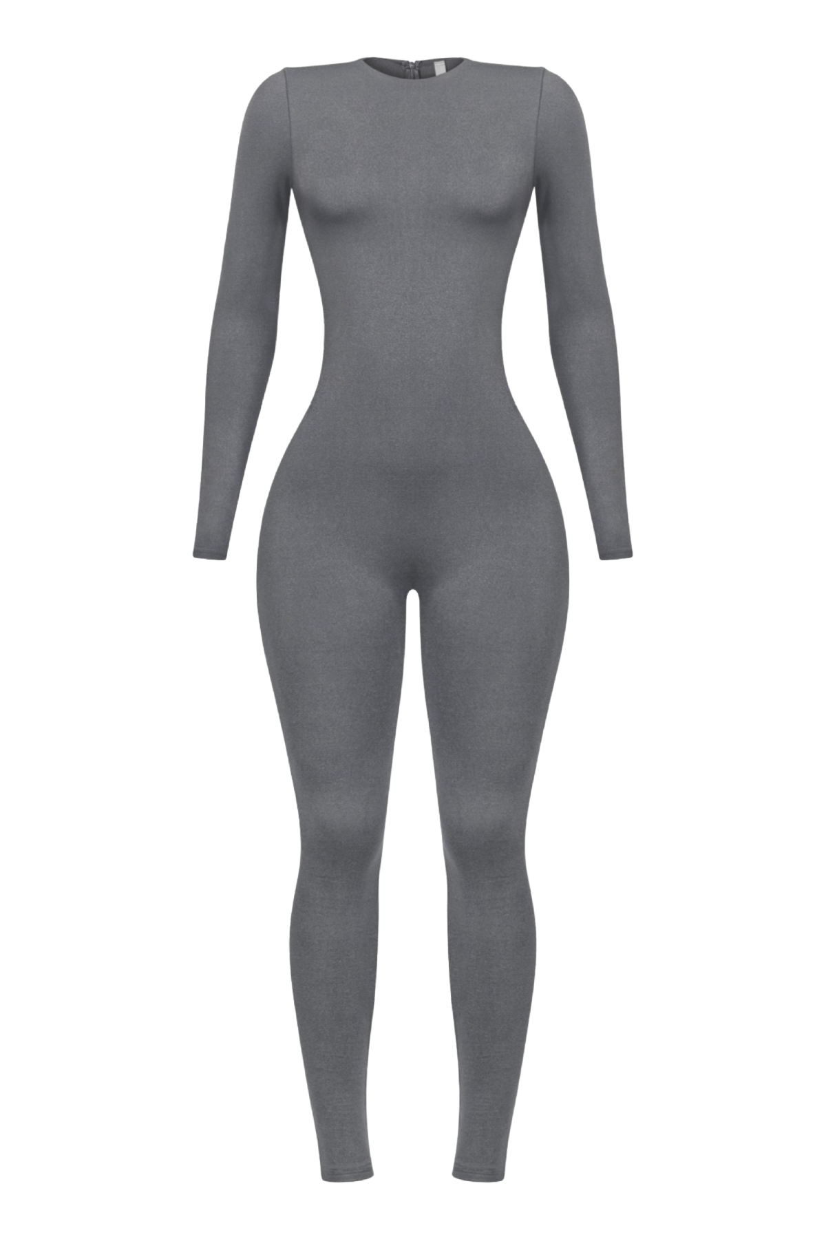 Jaxx Super Soft Long Sleeve Jumpsuit (Charcoal)