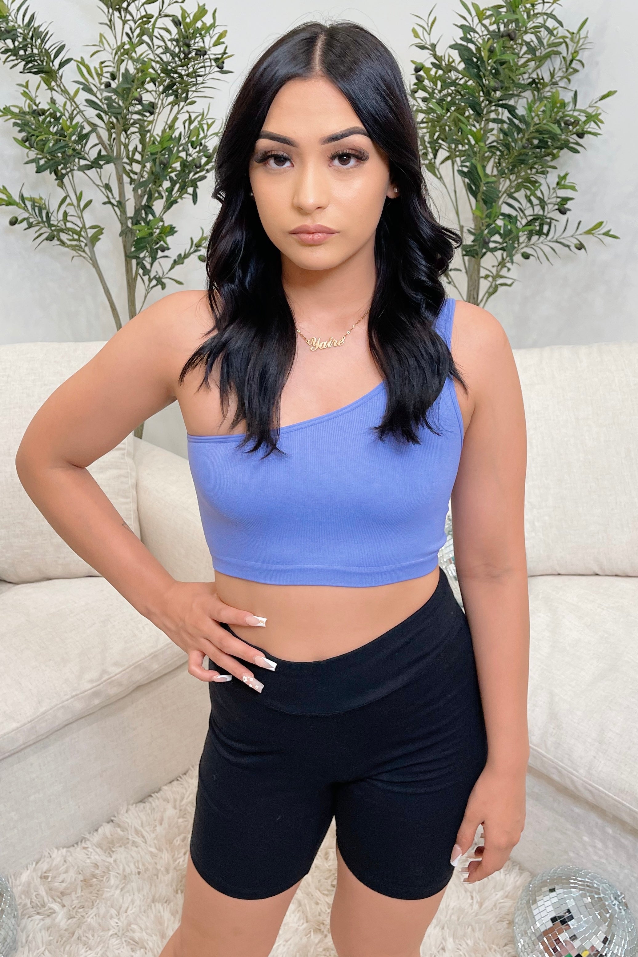 Belen Crop Top (Purple)