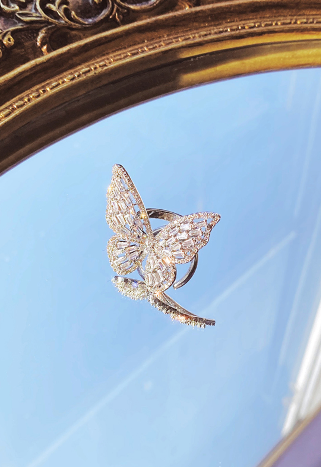 Bailey Butterfly Ring (Silver)