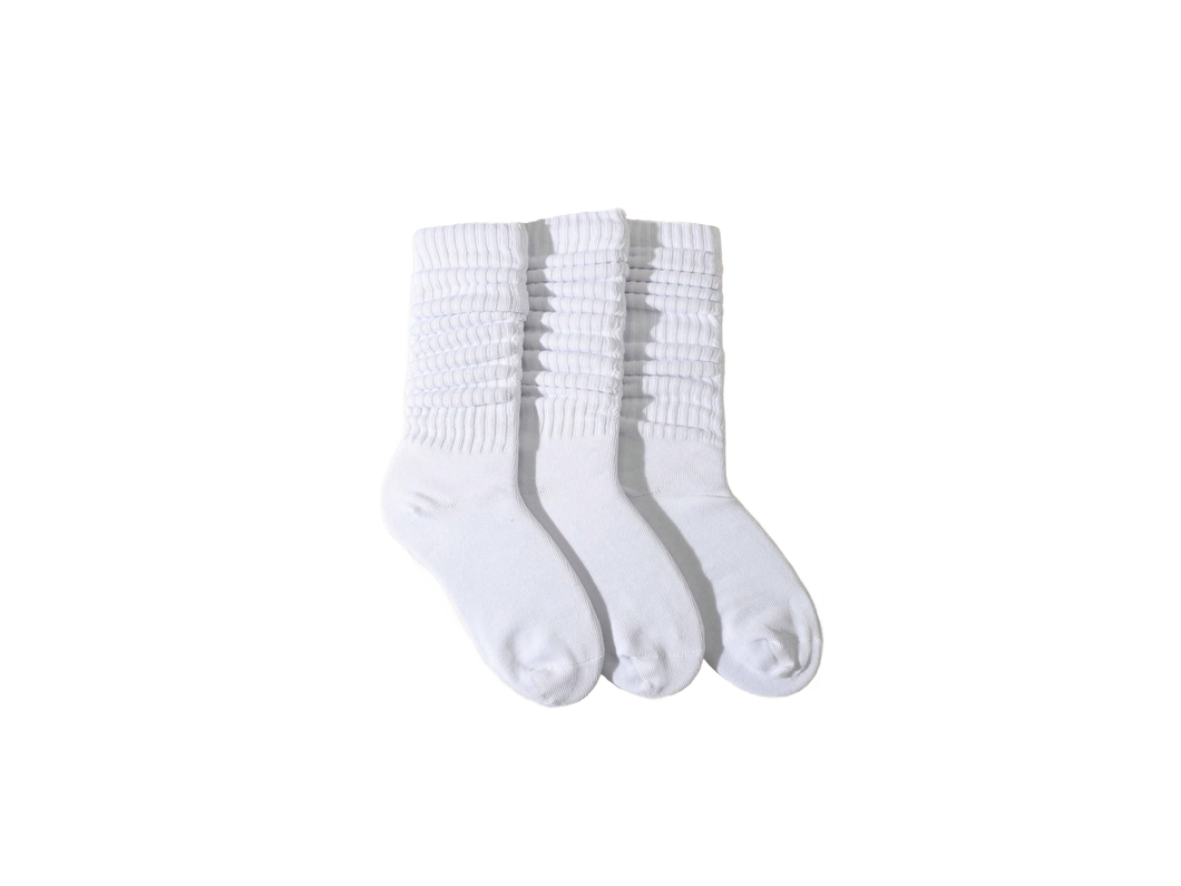 Snowflake 3 Pair Crew Socks