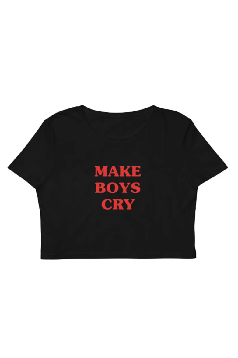 Make Boys Cry Tee (Black)