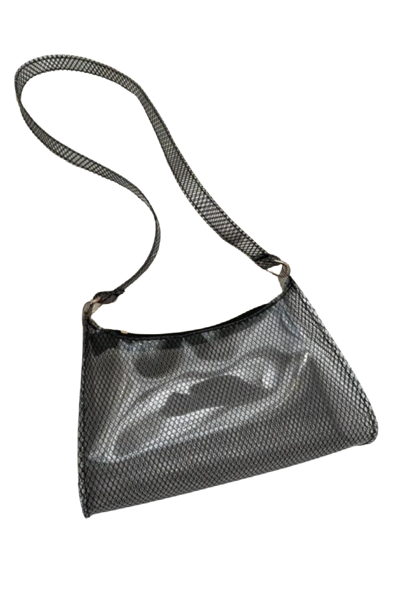 Netty PVC Bag (Clear/Black)