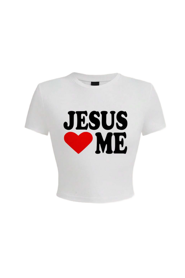 Jesus Loves Me Top (White)