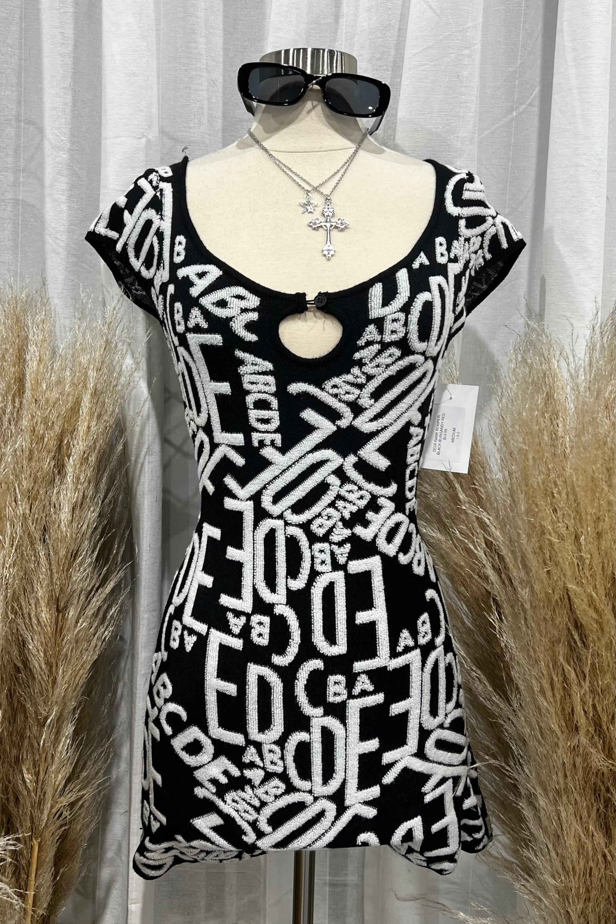 Doir Tank Romper (Black)