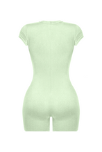 Load image into Gallery viewer, Ronny Round Neck Romper (Sage Green)