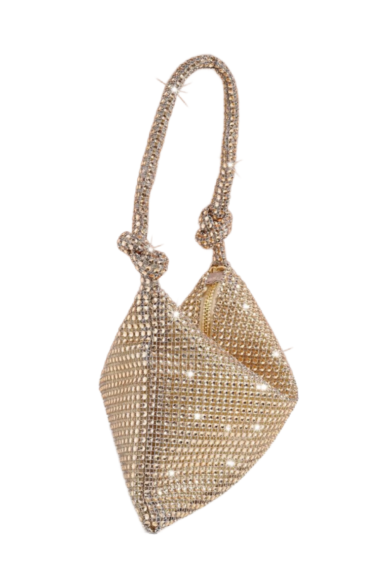 Marcel Slouchy Rhinestone Bag (Champagne)