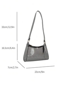 Netty PVC Bag (Clear/Black)