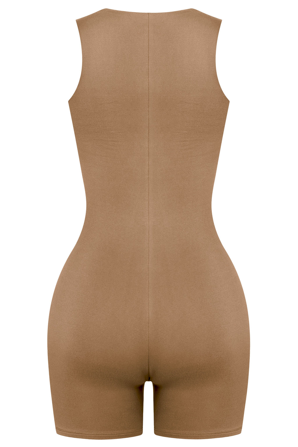 Giavanna Tank Romper (Mocha Brown)