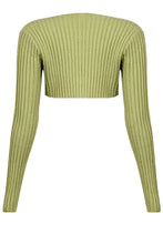 Load image into Gallery viewer, Bambi Knit Shrug (Pear Green)
