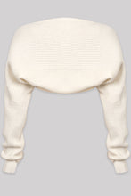Load image into Gallery viewer, Lena Knit Sweater Shrug (Cream White)