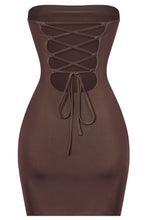 Load image into Gallery viewer, Abba Mini Tube Dress (Chocolate Brown)