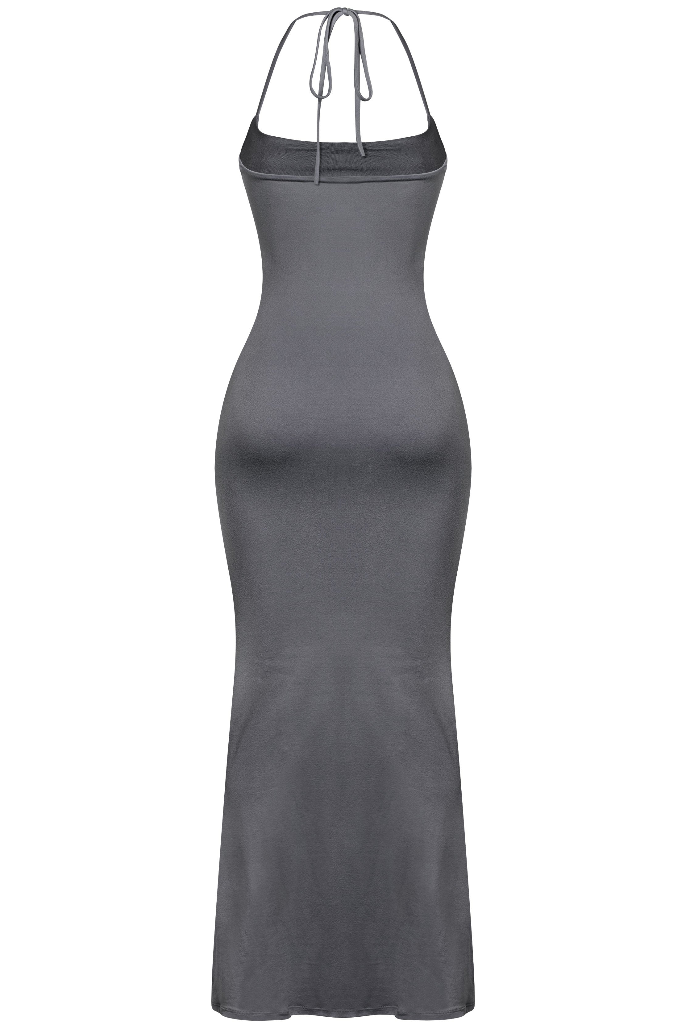 Zuni Mermaid Maxi Dress (Charcoal Grey)
