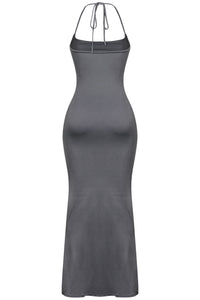 Zuni Mermaid Maxi Dress (Charcoal Grey)
