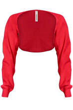 Load image into Gallery viewer, Lena Knit Sweater Shrug (Red)