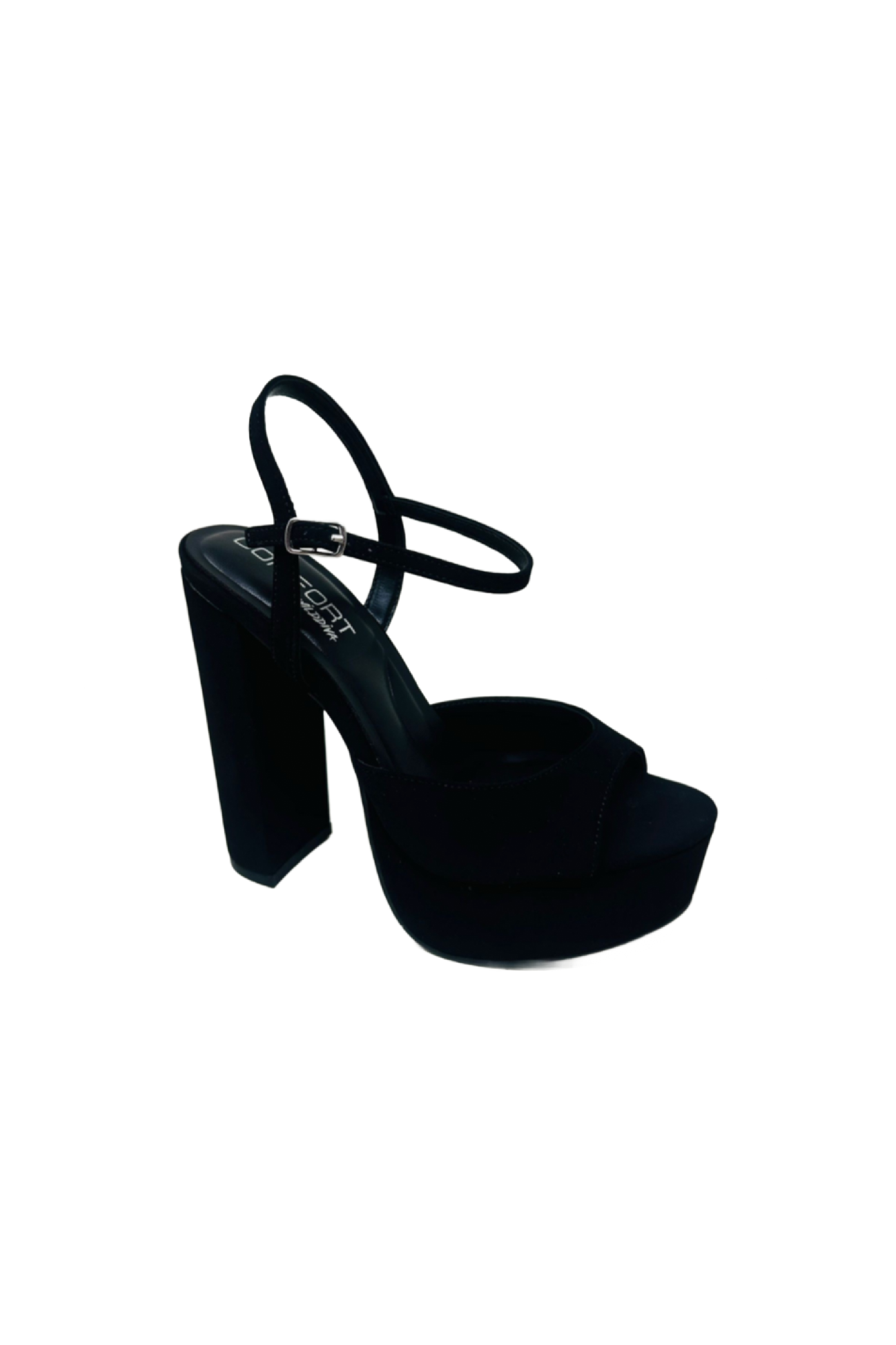 Mia Platform Heels (Black)