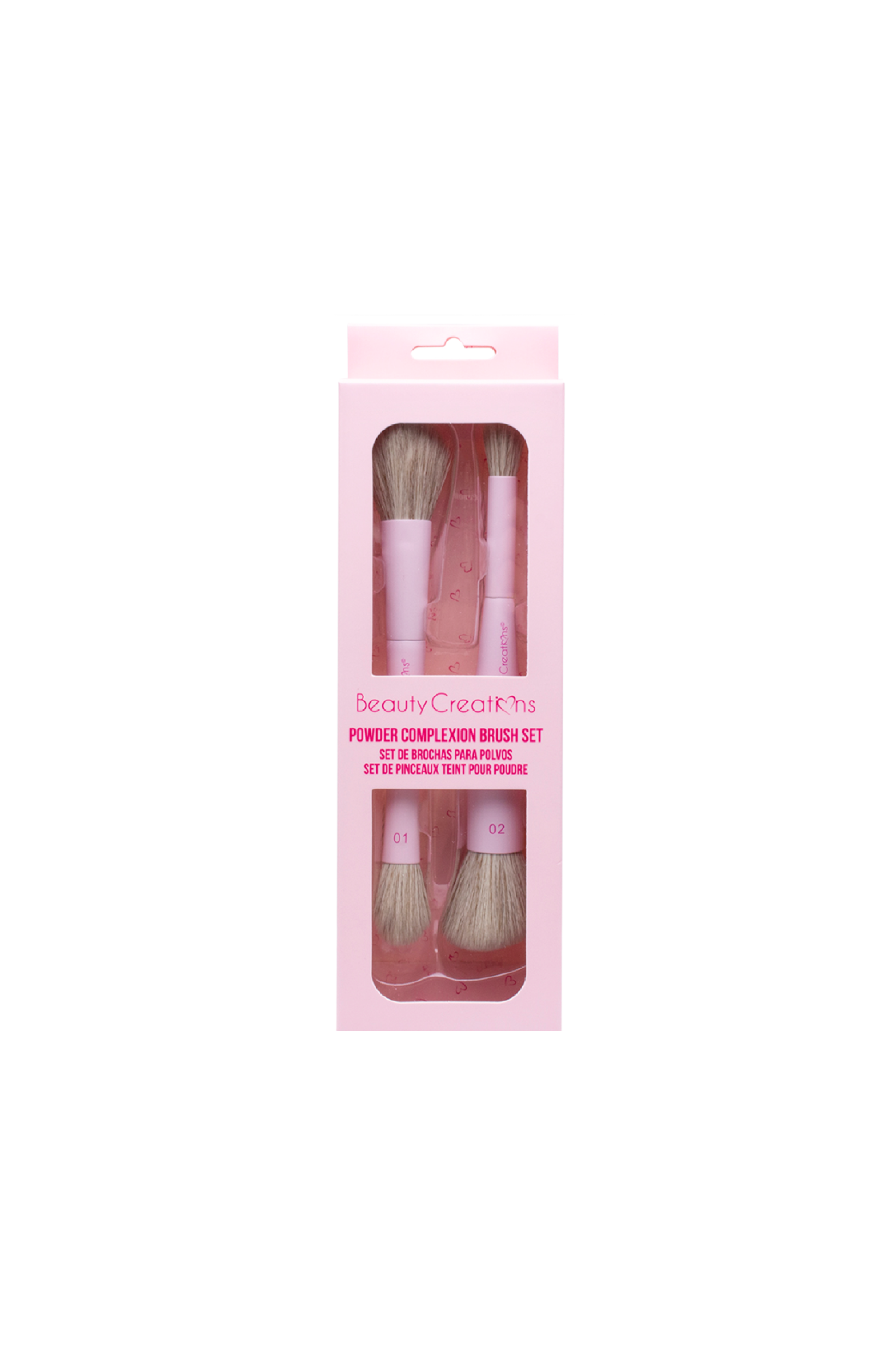 Powder Complexion Brush Set (Pink)