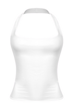 Load image into Gallery viewer, Ziva Square Neck Halter Top (Off White)