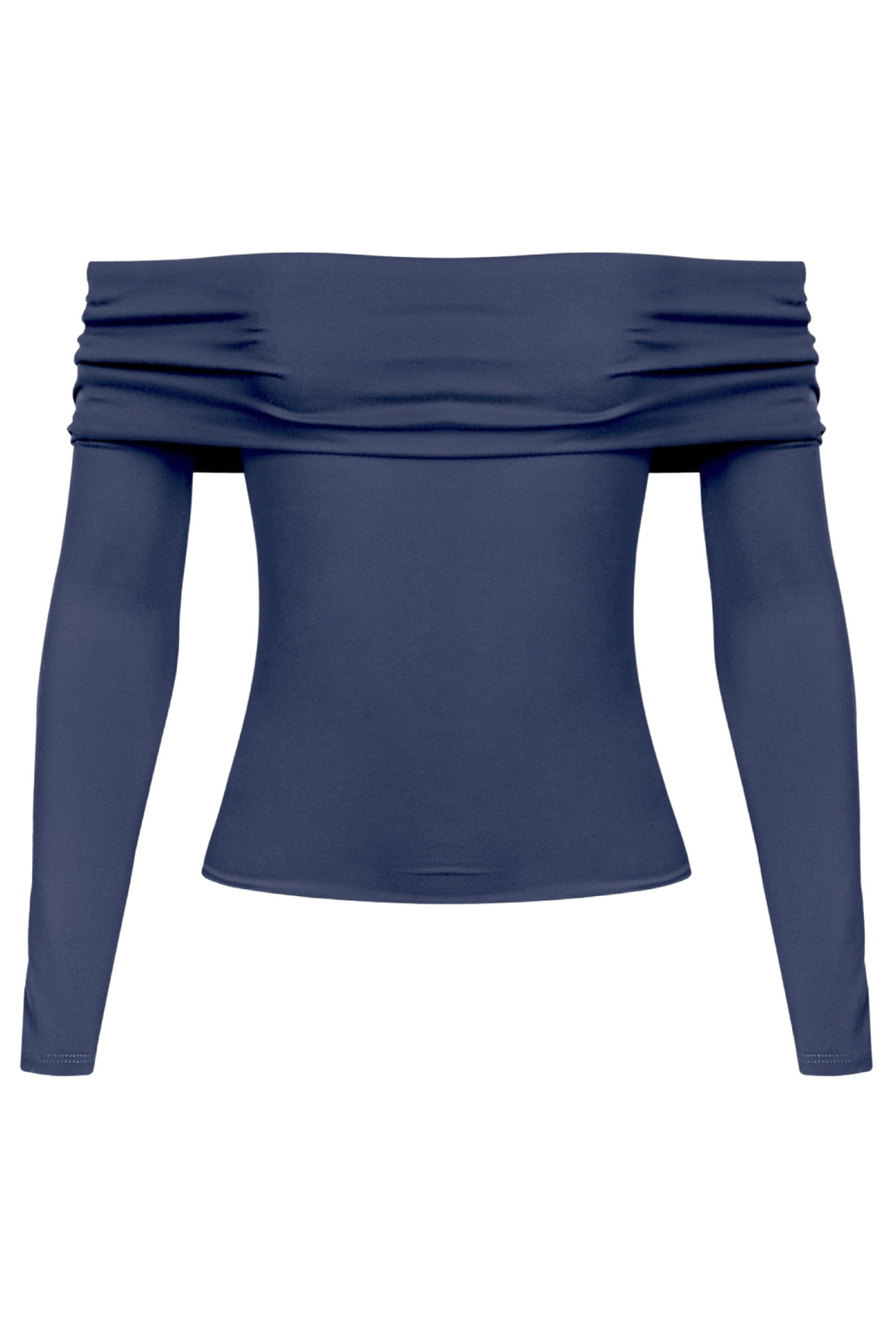 Zara Off Shoulder L/S Top (Navy Blue)