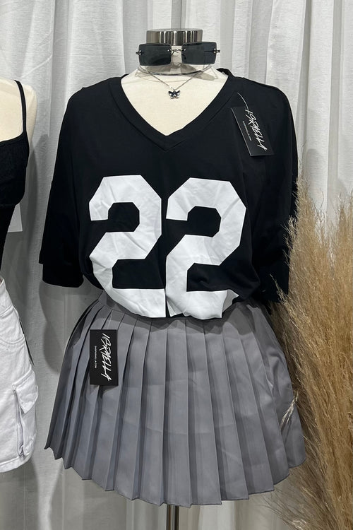 22 Oversized Top (Black)