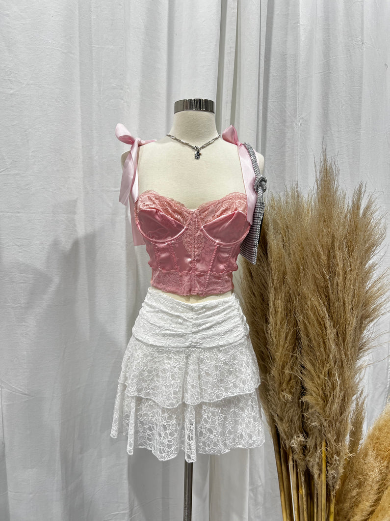 Amores Corset Top (Pink)