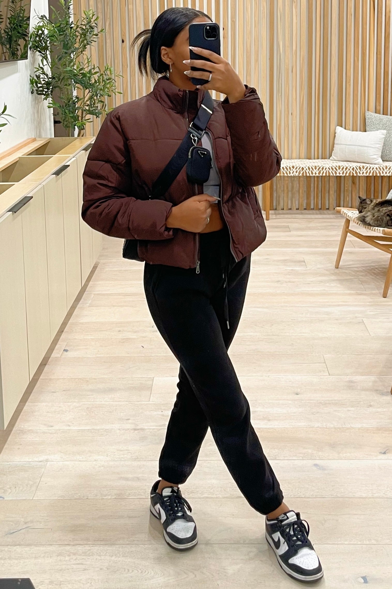 Tahoe Puffer Jacket (Chocolate Brown)