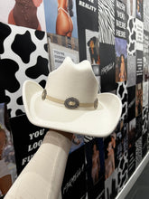 Load image into Gallery viewer, Alanna Cowgirl Hat (Ivory)