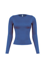 Load image into Gallery viewer, Cara Long Sleeve Top (Navy Blue)