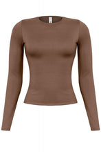 Load image into Gallery viewer, Cara Long Sleeve Top  (Brown)