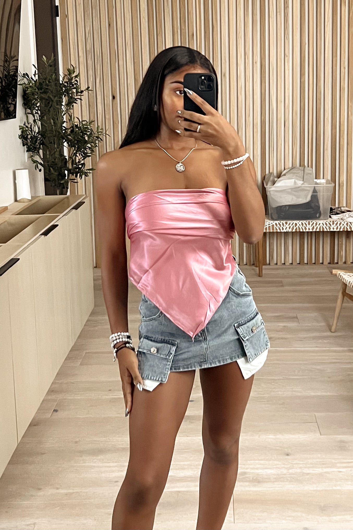 Scarf Top (Pink)